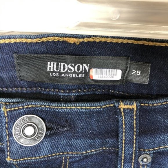 Hudson Los Angeles Sz 25 Barbara Super Skinny Jean - Picture 4 of 6